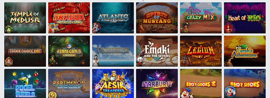 Gama de juegos de casino Betclic