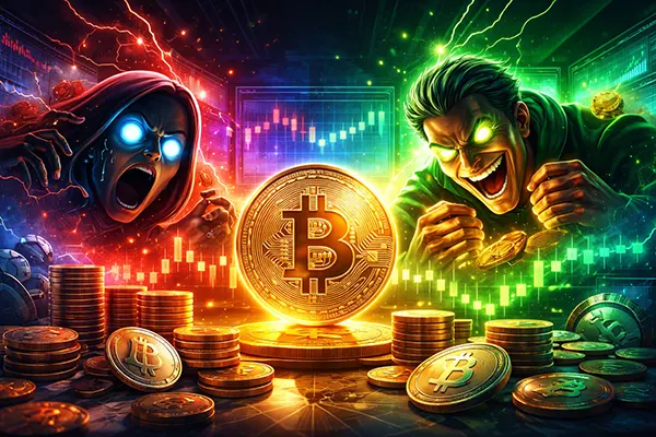 Gráfico de psicologia do mercado