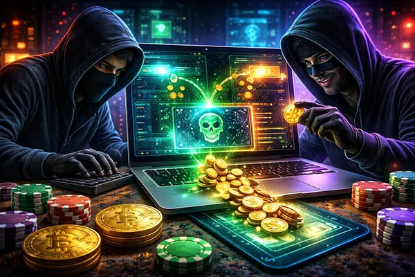 Blockchain Betrug Szene