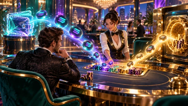 Krypto-Casino-Transaktionen